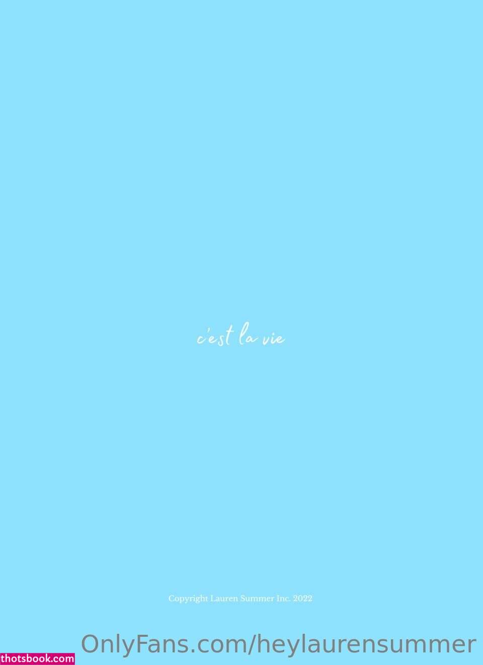 Lauren Summer Photo #95